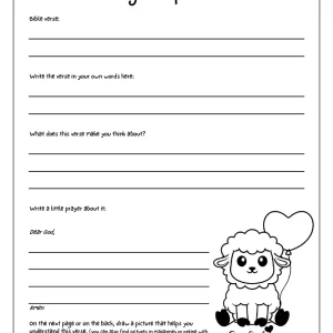 Journaling Template for Kids - Susie Crosby