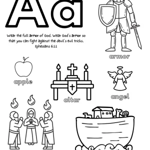 Letters ABC - Coloring Printout ~ Susie Crosby